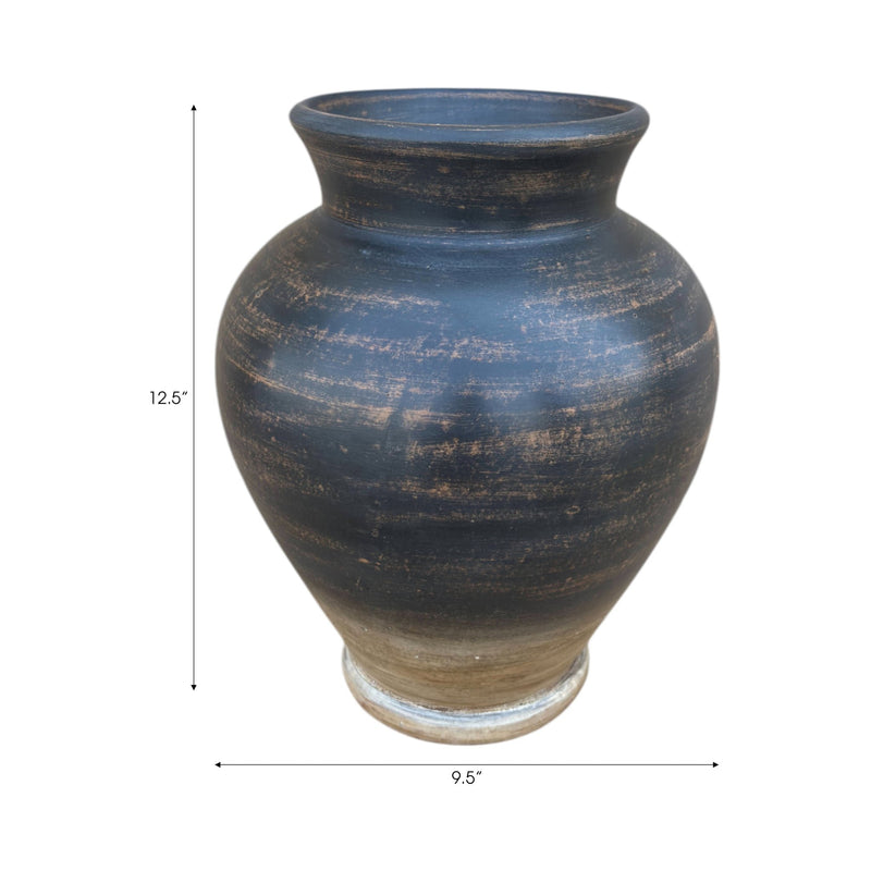 12x10-traditional-terracotta-vase-chocolate-brown-8