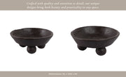 12x12-paper-mache-knobby-footed-bowl-brown-13