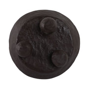 12x12-paper-mache-knobby-footed-bowl-brown-6