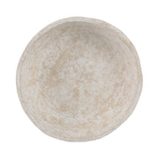 12x12-paper-mache-knobby-footed-bowl-white-6
