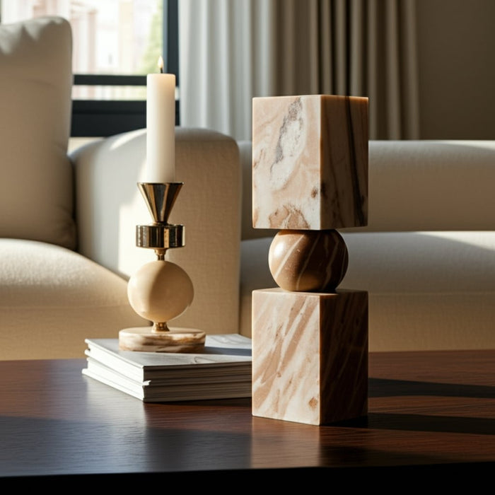 12x3-chunky-marble-taper-holder-tan-multi-10