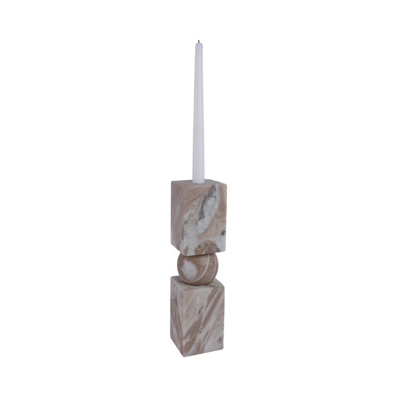 12x3-chunky-marble-taper-holder-tan-multi-2