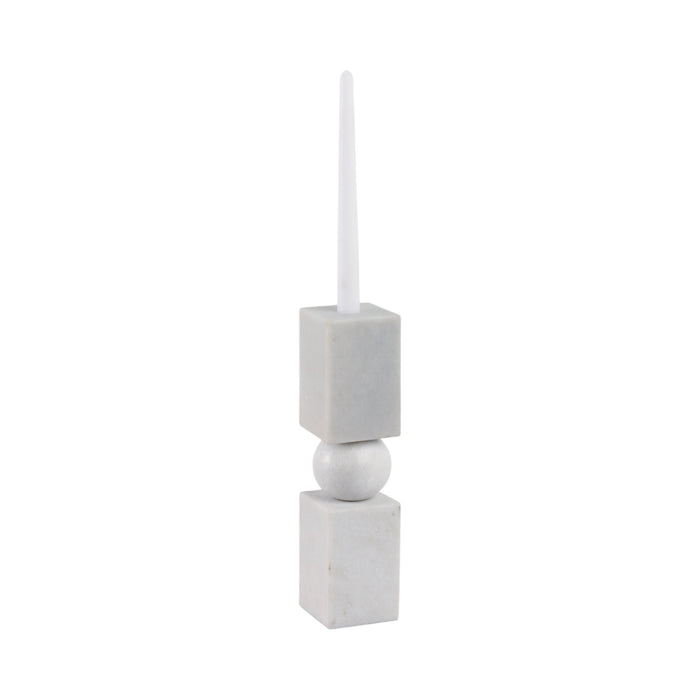 12x3-chunky-marble-taper-holder-white-2