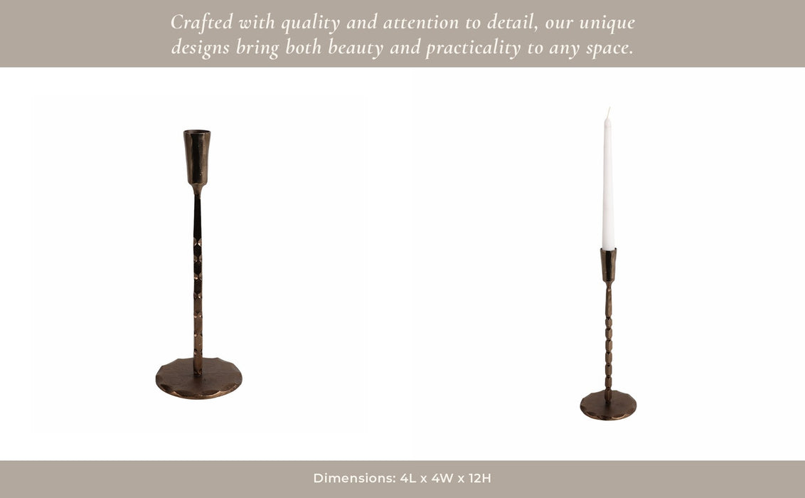 12x4-forged-cast-iron-taper-holder-matte-bronze-13