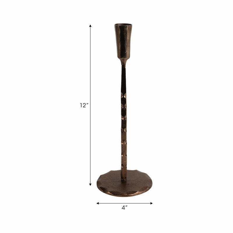 12x4-forged-cast-iron-taper-holder-matte-bronze-8