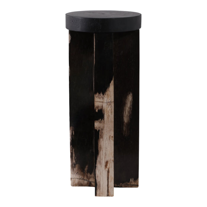12x5-petrified-wood-pillar-holder-brown-black-4