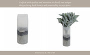12x6-ombre-soda-finish-glass-vase-clear-black-12