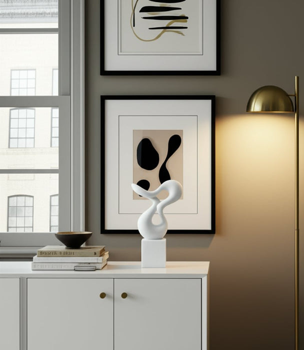 12x7-abstract-resin-sculpture-on-base-white-12