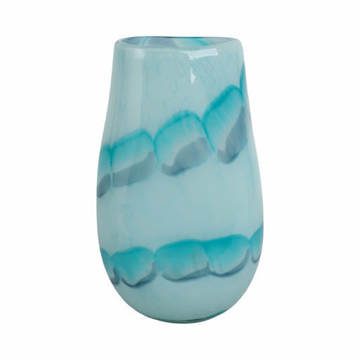 12x7-bead-pattern-glass-vase-blue-1