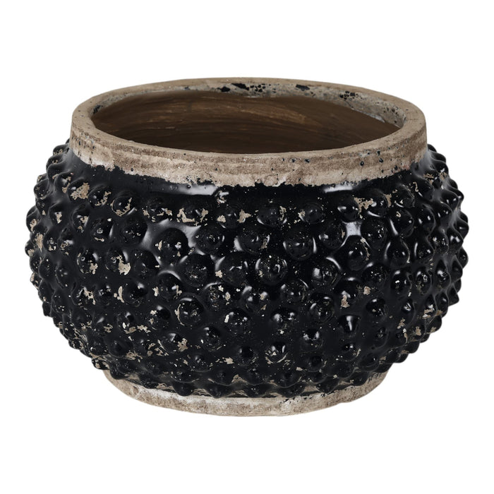 12x7-round-bubble-planter-black-brown-1