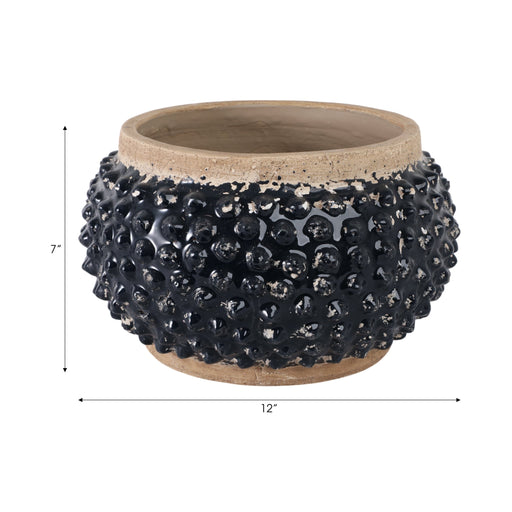 12x7-round-bubble-planter-black-brown-2