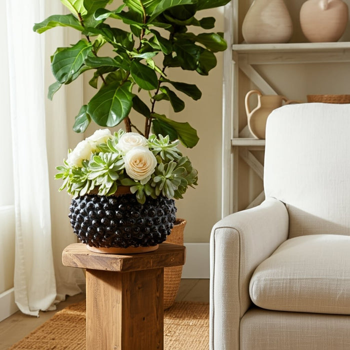 12x7-round-bubble-planter-black-brown-4