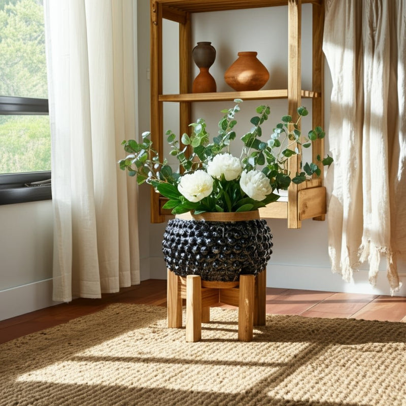 12x7-round-bubble-planter-black-brown-5