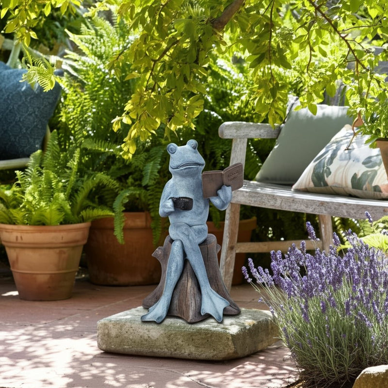 13-frog-on-stump-with-book-and-coffee-multi-10