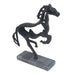 13x11-galloping-horse-on-marble-base-black-4