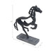 13x11-galloping-horse-on-marble-base-black-9