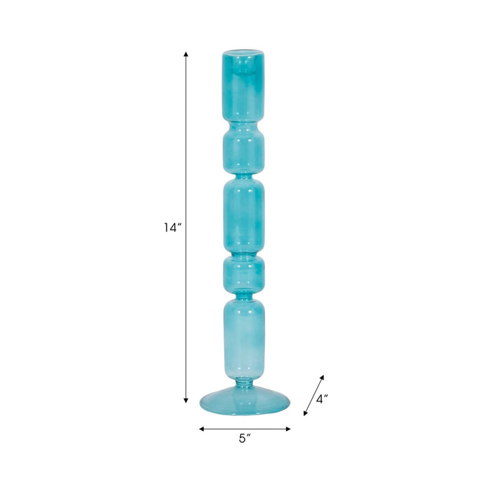 14-mixed-bubble-taper-candleholder-blue-2