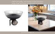 14x11-glass-bowl-on-rock-pedestal-black-silver-11