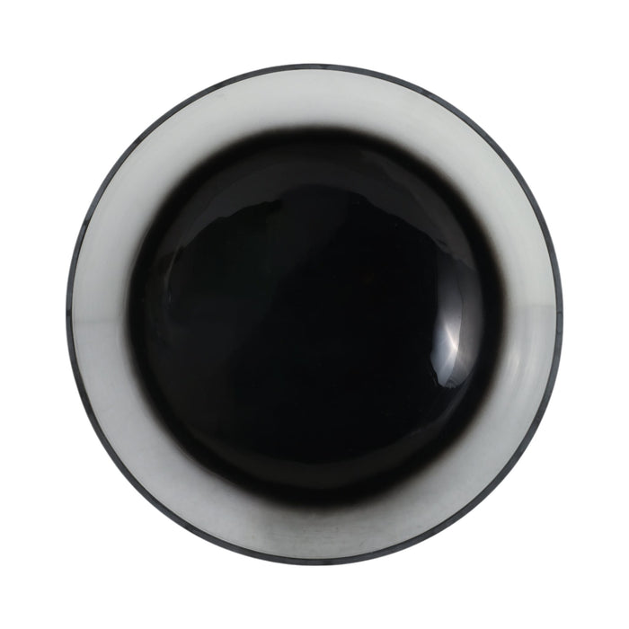 14x11-glass-bowl-on-rock-pedestal-black-silver-6