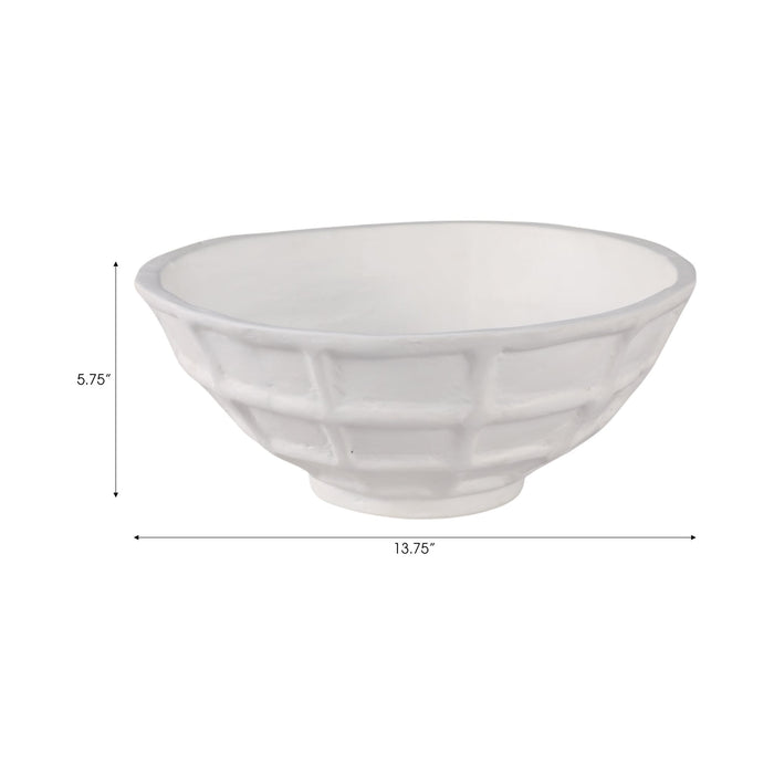 14x6-windowpane-paper-mache-vase-white-8