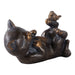 14x9-playful-kitty-with-bird-bronze-2