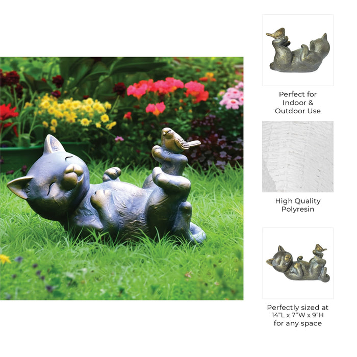14x9-playful-kitty-with-bird-bronze-9