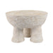 15x10-3-footed-paper-mache-bowl-white-4
