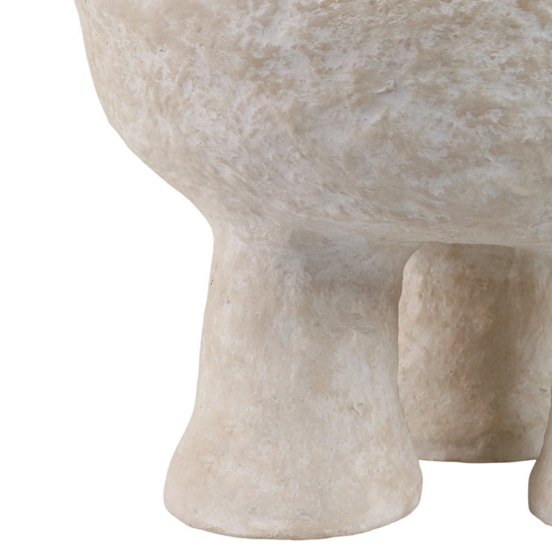 15x10-3-footed-paper-mache-bowl-white-5