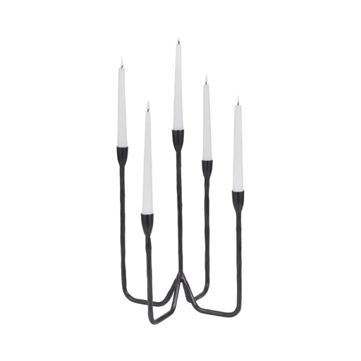 16-forged-5-taper-candle-holder-black-2