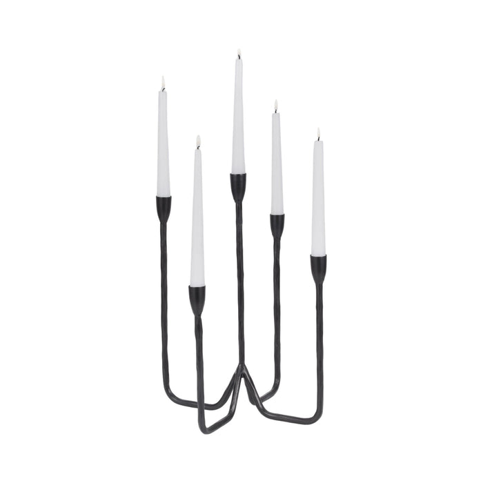 16-forged-5-taper-candle-holder-black-2