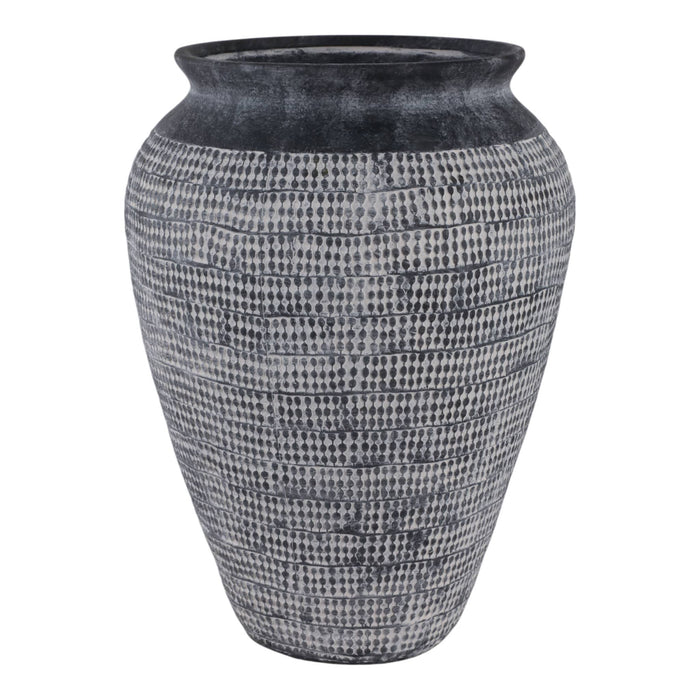 16x12-textured-stoneware-vase-black-1
