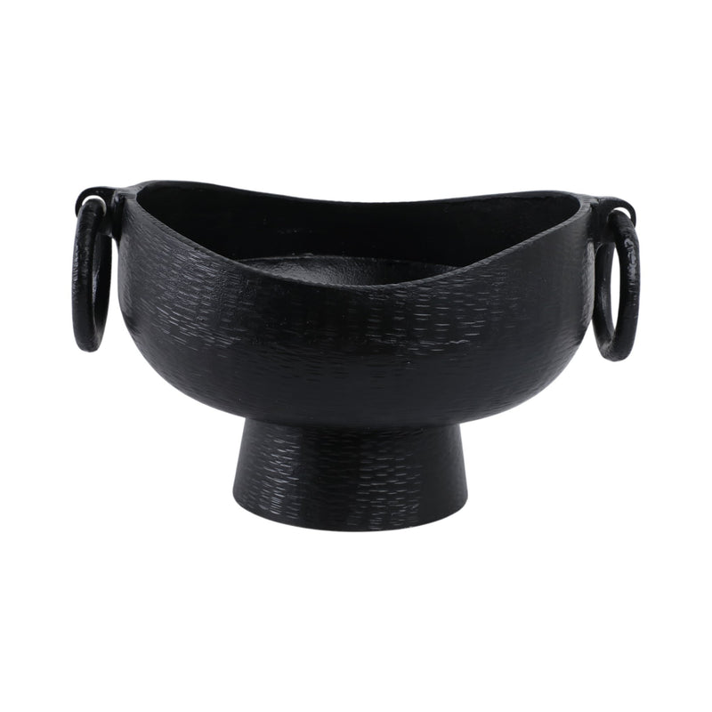 16x13-metal-pedestal-bowl-with-ring-handles-blk-1