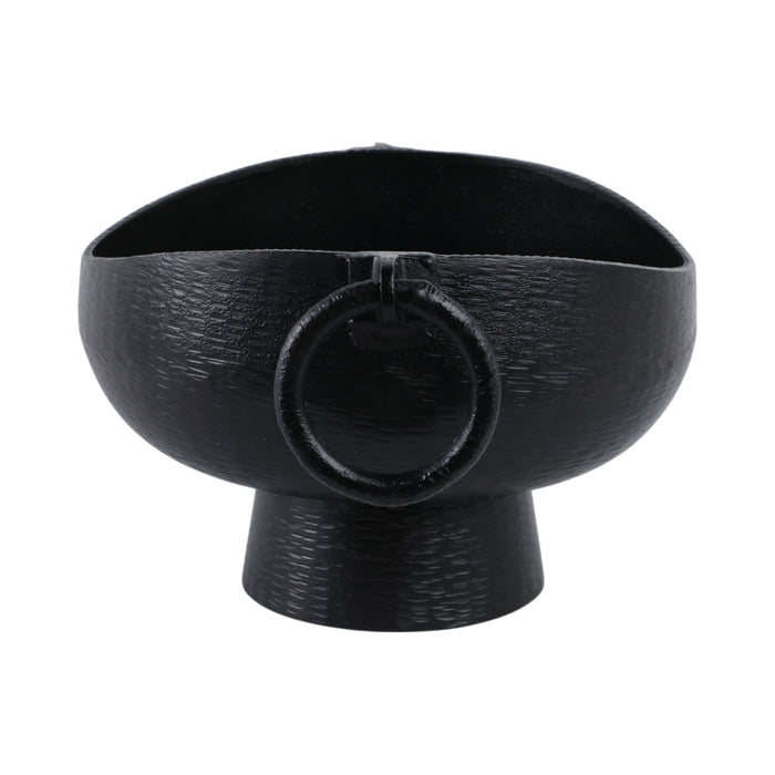 16x13-metal-pedestal-bowl-with-ring-handles-blk-3