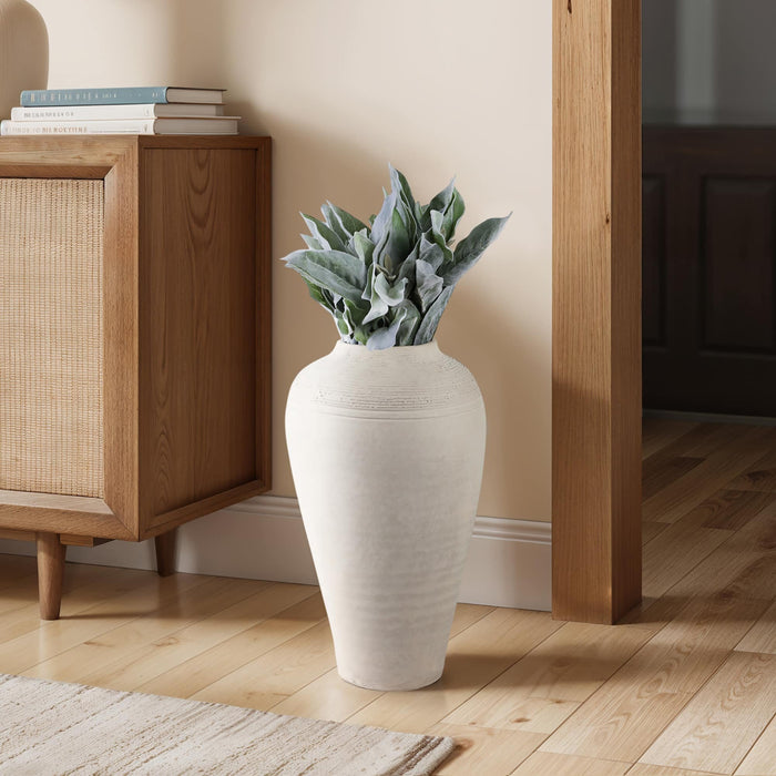 16x9-paper-mache-ribbed-floor-vase-ivory-10