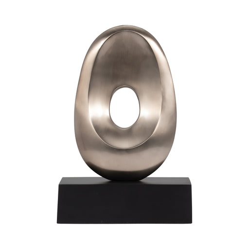 18-metal-oval-sculpture-slvr-blk-1