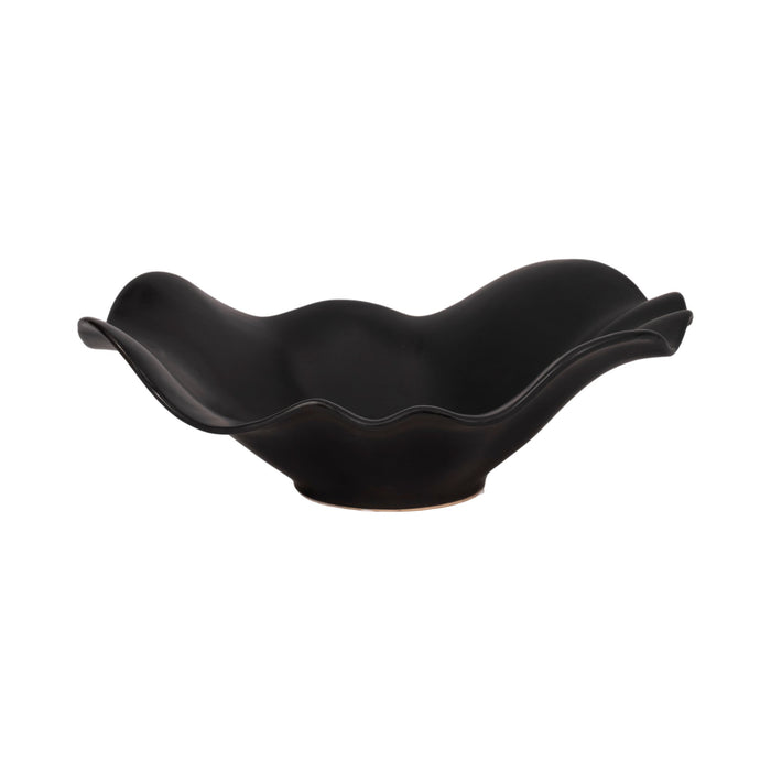 18-ruffled-edge-bowl-matte-finish-black-1