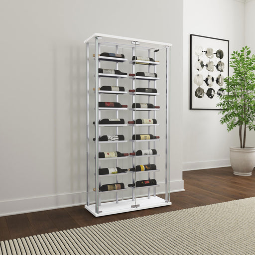 Montara Wine Cabinet with LED Lighting - Furniture City (CA)l