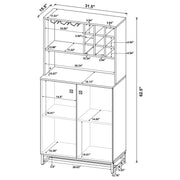 Mendoza Bar Cabinet - Furniture City (CA)l