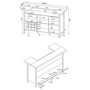 Bellemore Home Bar - Furniture City (CA)l