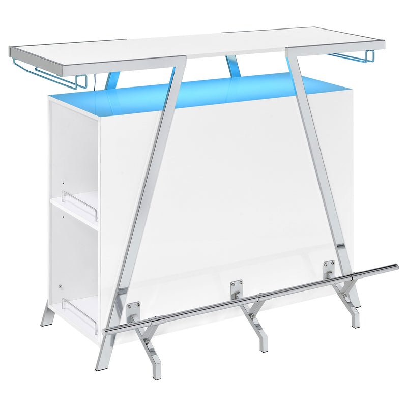 Araceli Home Bar with LED Lighting - Furniture City (CA)l