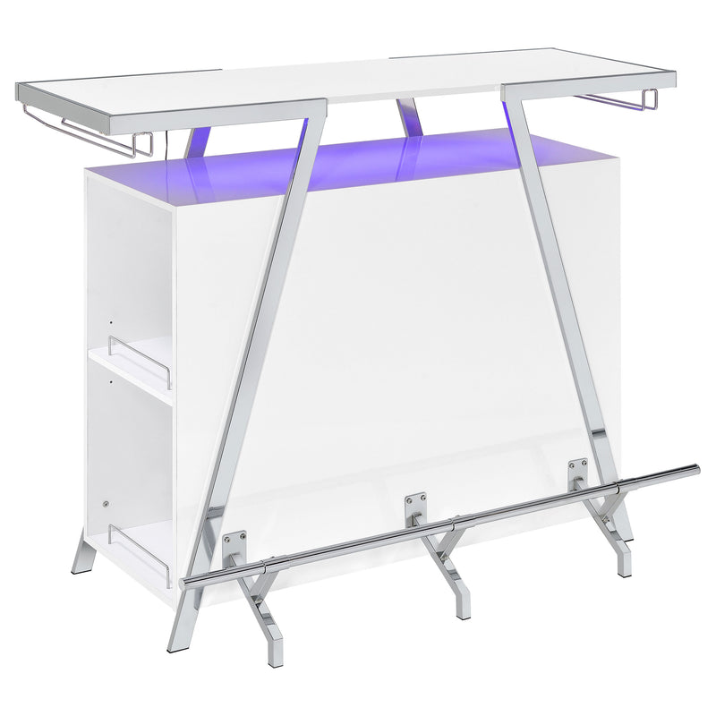 Araceli Home Bar with LED Lighting - Furniture City (CA)l