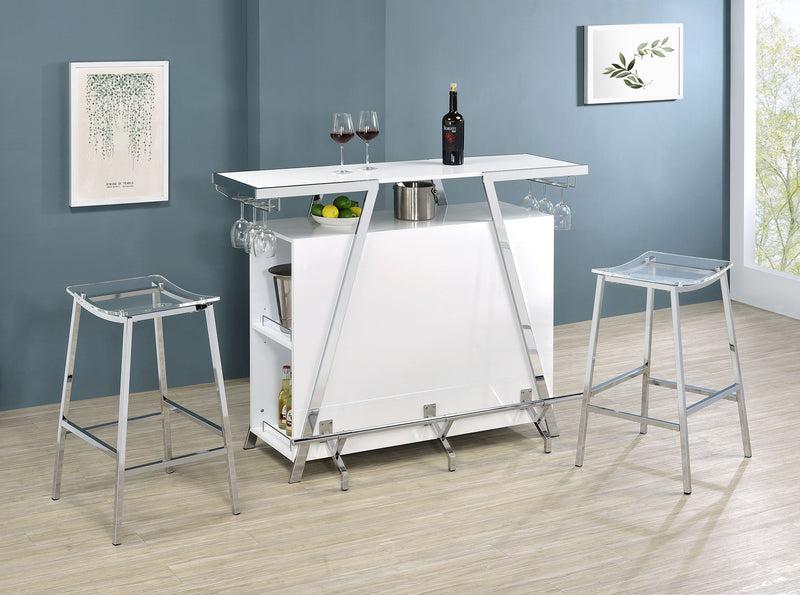 Araceli Home Bar with LED Lighting - Furniture City (CA)l