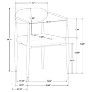 Bradbury Dining Arm Chair - Furniture City (CA)l