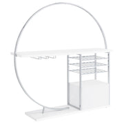 Risley Wine Cabinet with LED Lighting - Furniture City (CA)l