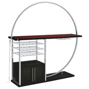 Risley Wine Cabinet with LED Lighting - Furniture City (CA)l