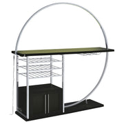 Risley Wine Cabinet with LED Lighting - Furniture City (CA)l
