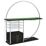 Risley Wine Cabinet with LED Lighting - Furniture City (CA)l