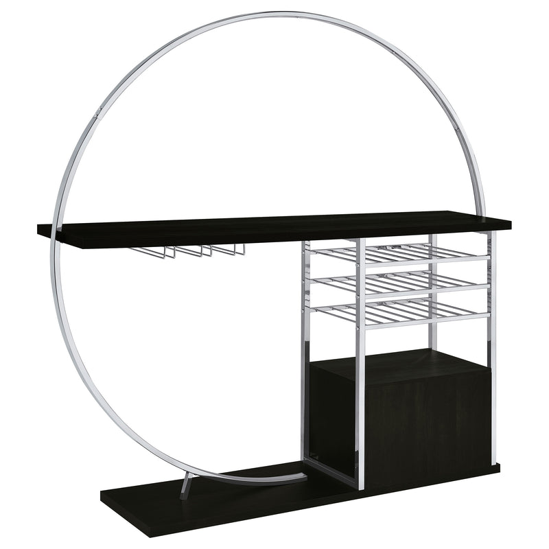 Risley Wine Cabinet with LED Lighting - Furniture City (CA)l