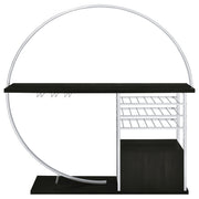 Risley Wine Cabinet with LED Lighting - Furniture City (CA)l