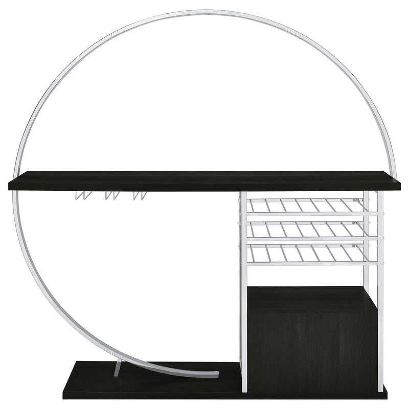 Risley Wine Cabinet with LED Lighting - Furniture City (CA)l